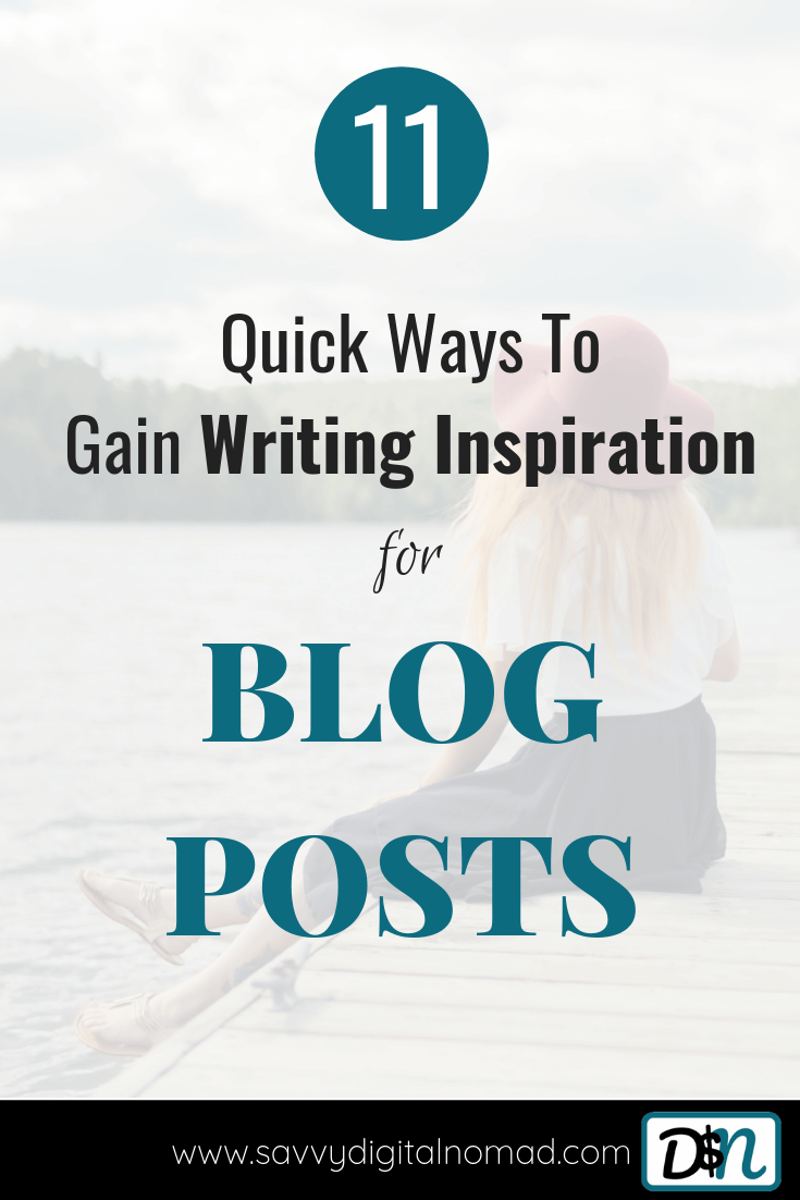 how to find Writing Inspiration For Blog Posts