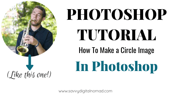 photoshop tutorial making a circle image