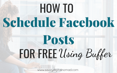 How To Schedule Facebook Posts For Free Using Buffer
