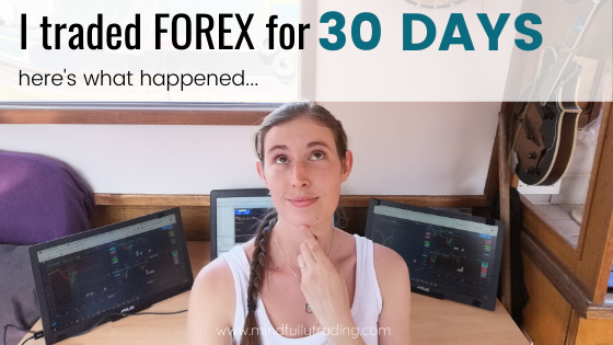 30 days of trading forex by mindfully trading